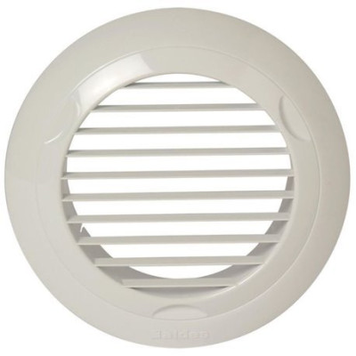 GRILLE PLASTIQUE FIXE BIP D125 MM - BLANC ALDES
