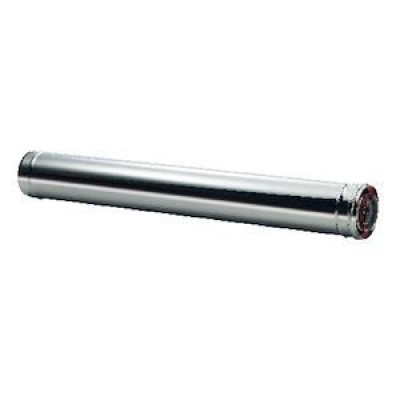 Rallonge inox D= 80/125 mm, longueur 1000 mm De Dietrich