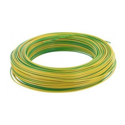 Fil Ho7Vu 2,5Mm2 Couronne 100M Jaune/Vert 20008515 COFALOG