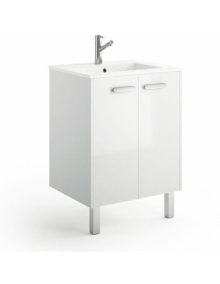 Meuble City Ii 600mm 2 Portes Blanc SALGAR