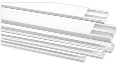 Gaine Tube Et Moulure Adhésive Blanche 12x7mm 2m 21599001J ELECTRALINE CBB