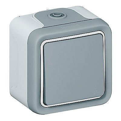 Bouton Poussoir Plexo Gris 699.06 SONEPAR