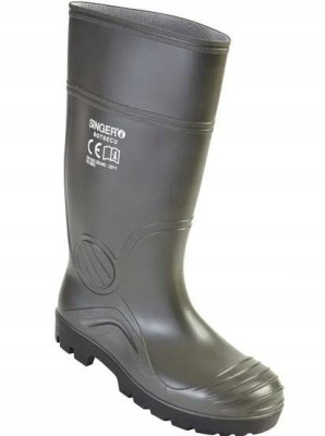 Botte de Sécurité Vert PVC S5 44 BOTSECU44 SINGER FRERES