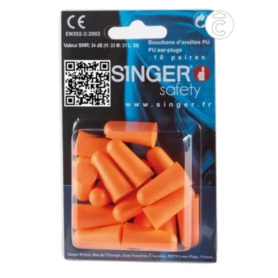 Blister De 20 Bouchons Pu HGB20	SINGER FRERES