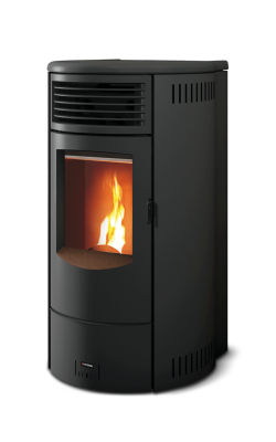 Poêle à granulés 6 Kw Carol Supérieur Acier+Fonte Artense noir - SEGUIN