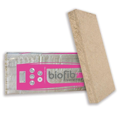 Panneau isolant Biofib Trio 120Mm Px 1250x600Mm R3,15 Paquet 6 Panneaux BIOTR120NEW CAVAC BIOMATERIAUX