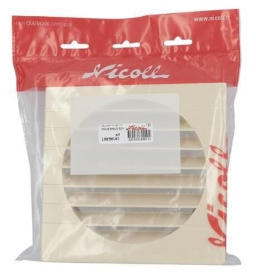 GRILLE D'AERATION SPECIALE FACADE SABLE 1GETM160 NICOLL