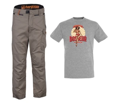 Lot Harpoon Medium Ebène 42 + Tshirt L 11562-022 TSD CONFECTION