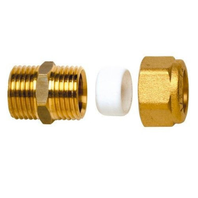RACCORD BICONE 3/8x10 M BAGUE TEFLON BIO FIOUL WATTS