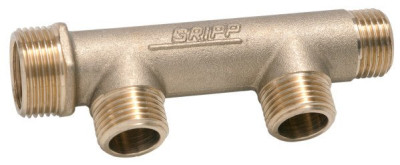Collecteur arrivee mâle 3/4 4 départs M1/2 WATTS/GRIPP - EUROTHERM
