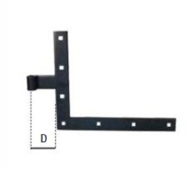Penture Equerre droite 220x330Mm diamètre 14mm Cn 8752904 NORAIL
