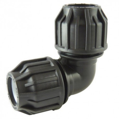 RACCORD DE COMPRESSION POUR TUBE PE COUDE 90° 20 mm CODITAL
