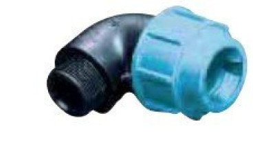 RACCORD POLYPROPYLENE COUDE MALE 32 - 26/34 DIPRA