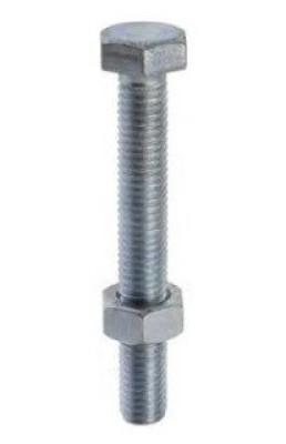 Boulon 6 Pans Filetage total A2 10 x 60 mm Cp 8 471513 NORAIL