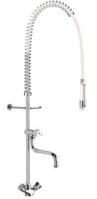 Ensemble pré-lavage G cuisine + bec télescopique DELABIE