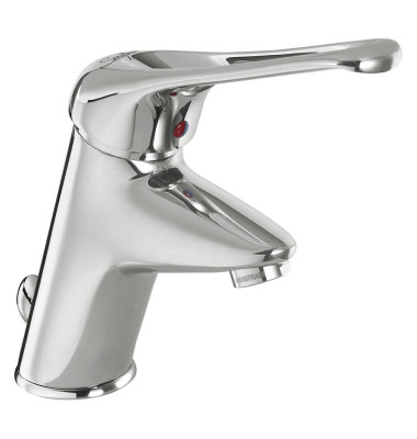 Robinet mitigeur de lavabo hospitalier à bec fixe avec vidage 75608 PRESTO