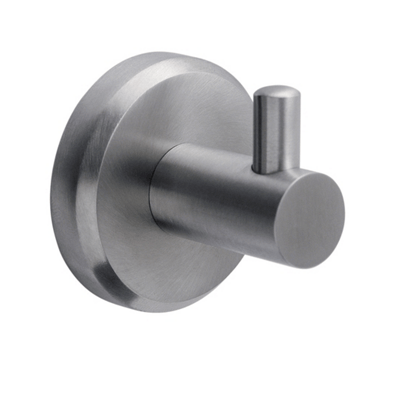 Patère en inox brillant - 1 tête PRESTO