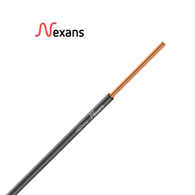 FIL H07V-U 1x2,5 MM NOIR COURONNE DE 100 M NEXANS