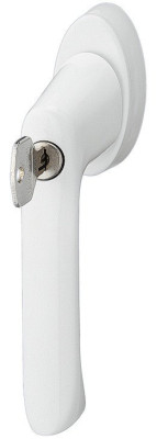 POIGNEE BREST BLANC PORTE FENETRE A CLE PERFORMANCE ALU HOPPE