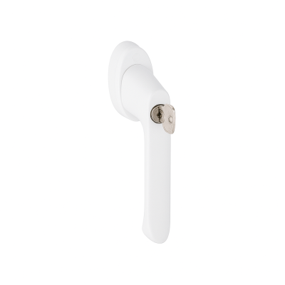 POIGNEE BREST BLANC PORTE FENETRE A CLE A/VR PERFORMANCE ALU HOPPE