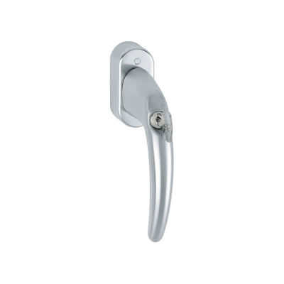 POIGNEE ATLANTA LAITON PORTE FENETRE PVC A CLE HOPPE