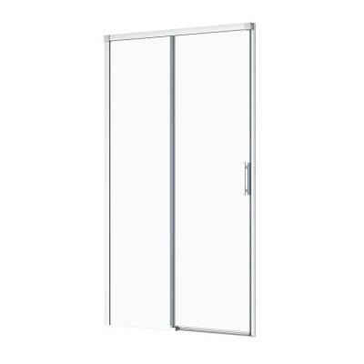 PORTE COULISSANTE 2 PARTIES MARILOU 8/6MM VT-NOIR L.160