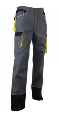 Pantalon SECHOIR coton/poly gris/noir taille 46 - LMA LEBEURRE - 1258-46