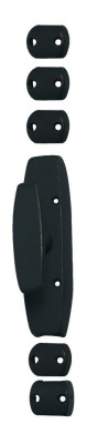 Crémone classique RY 51 peint époxy noir Bouton standard - JARDINIER MASSARD - J041110
