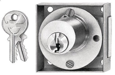 Serrure V135 V5 diamètre 25mm droite carré 20mm profondeur 18mm SN 1315 - VACHETTE - 11309000