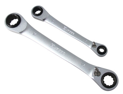 Jeu de 2 clés à cliquet 4 en 1 - HANGER - 210700