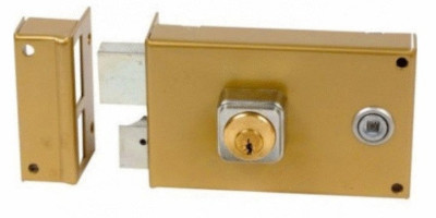 Serrure monopoint en applique ALPHA cylindre rond horizontal fouillot gauche - BRICARD - 352111