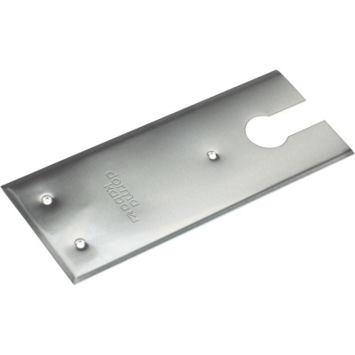 Plaque de recouvrement en inox pour pivot de sol BTS 84 - DORMA - 46700022