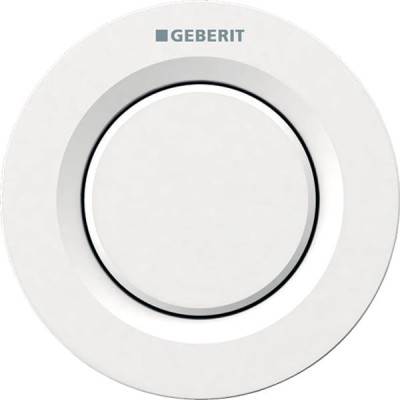 Poussoir pneumatique à encastrer blanc brillant - GEBERIT - 116.040.11.1
