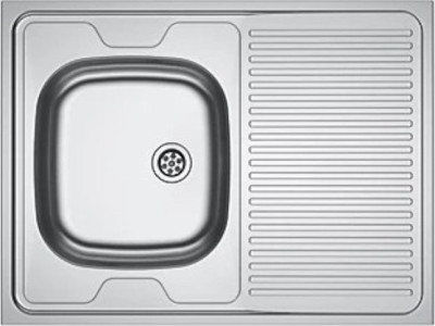 Evier monocuve inox MAN711-800 avec égouttoir 800x600cm à poser - FRANKE - 013953