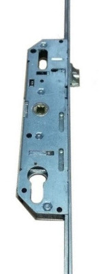 Crémone à barillet axe 28mm avec pêne demi-tour carré 7mm diamètre 980mm - FERCO - G-24484-15-L-1