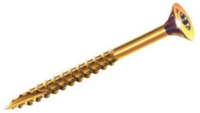 Vis à bois agglomérés Pozidrive acier bichromaté 6X150/70 boîte de 100 - ROCKET - 351400223285