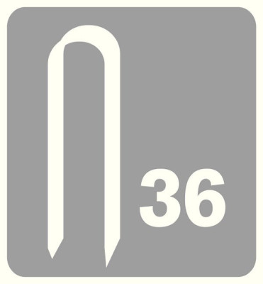 Agrafes pour câble N° 36 12 mm boîte de 5000 - RAPID - 11885110