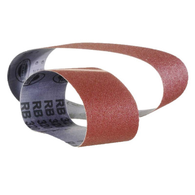 Boîte de 10 bandes en toile joint meulé pour ponceuses portatives HSB RB32220 G40 - HERMES - 19933