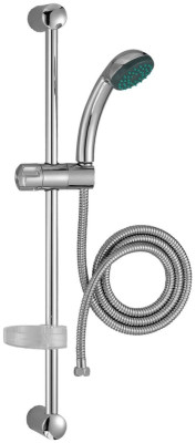Ensemble de douche monojet ECO avec barre 60cm et flexible 175cm - JACOB DELAFON - E14320-CP