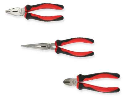 Jeu de 3 pinces confort bi-matière - HANGER - 231099