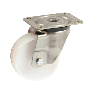 Roulette polyamide inox D100mm pivotante - AVL - 890832