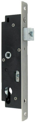 Serrure de portail GK axe 29mm à encastrer finition brut - TIRARD - GK401001