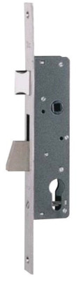 Serrure monopoint à larder profil étroit pêne dormant demi-tour ELECTA axe 25mm - ISEO - 781251B