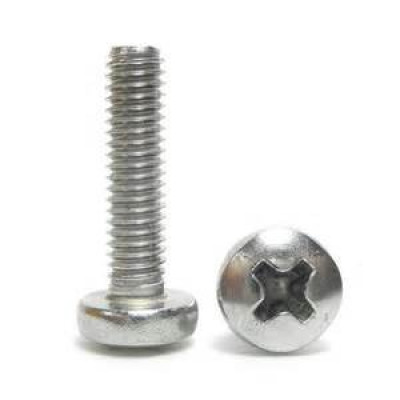 Vis à métaux tête cylindrique bombée classe 4.8 Pozidrive zingué 4X30 boîte de 500 - ULTIMA - 80504030