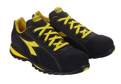 Chaussures de sécurité basses GLOVE II LOW S3 SRA HRO noir/jaune P39 - DIADORA SPA - 701.170235