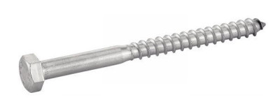 Vis à bois tête hexagonale inox A2 DIN 571 10X140 boîte de 50 - ACTON - 6230410X140