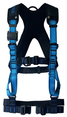 Harnais de sécurité antichute HT55 bleu/noir TM/L - TRACTEL - 65602
