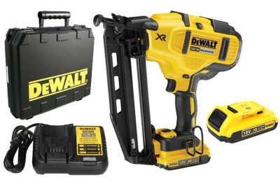 Cloueur de finition 18V XR 16GA + 2 batteries 2Ah + chargeur + coffret - DEWALT - DCN660D2-QW