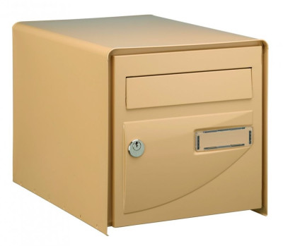 Boite aux lettres Probat simple face beige RAL 1001 - DECAYEUX - 125962