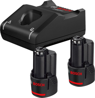 Pack de 2 batteries GBA 12V 3.0Ah + chargeur GAL 12V-40 - BOSCH - 1600A019RD